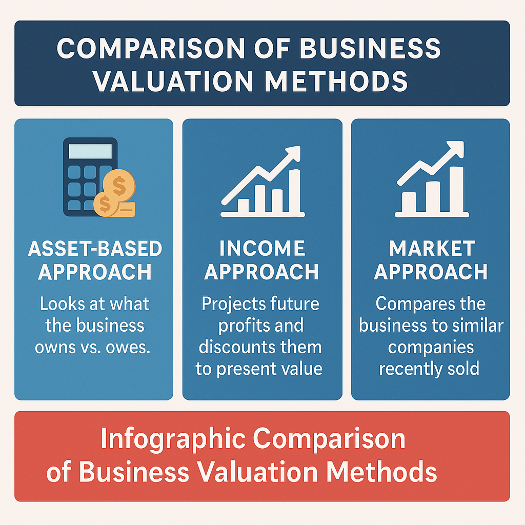 comparing the 3 business valuation methods comparing the 3 business valuation methods